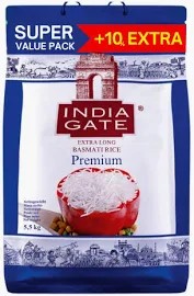 INDIA GATE Rýže Basmati Premium 5,5kg
