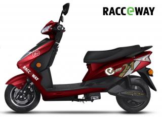 Elektrický motocykl RACCEWAY CITY 21 Barva: červená