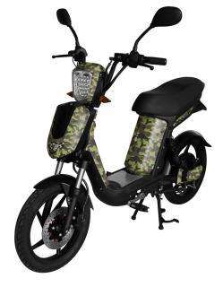 Elektrický motocykl RACCEWAY E-BABETA Barva: maskáč zelený