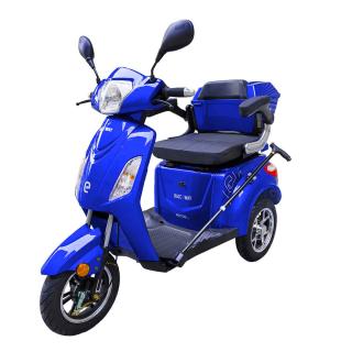 Elektrický tříkolový vozík RACCEWAY VIA-MS09, modrý lesklý