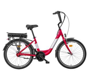elektrokolo LIBERTY e-RUE NEXUS 7spd BB 24" 2023 Barva: ružová, Modifikácia akumulátor nosičový: Bez modifikácie, Velikost: 15"