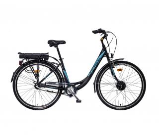 Elektrokolo LIBERTY e-STRADA 3 rychlostní, Barva: černá mat, baterie Li-ion: 17Ah, Dojezd 80 -100km, velikost rámu: 18"