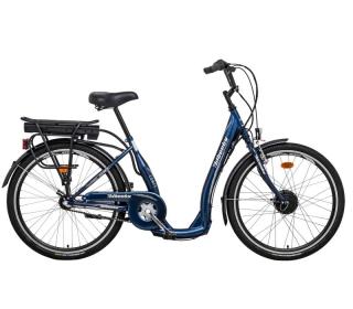 Jízdní kolo e-COMFY STEEL 3spd Barva: červená, Modifikácia akumulátor nosičový: Akumulátor COMPACT 36V 14Ah, Velikost: 16