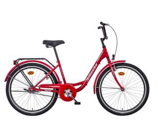 Jízdní kolo LIBERTY AVENUE 1 SPD 26" 2025 Barva: červená, Velikost: 16"