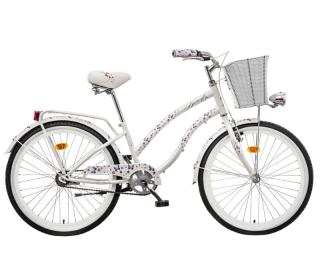 Jízdní kolo LIBERTY BUTTERFLY 1 spd 24" 2025 Barva: biela, Velikost: 13"