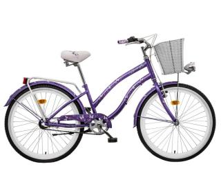 Jízdní kolo LIBERTY BUTTERFLY 3 spd 24" 2025 Barva: fialová, Velikost: 13"