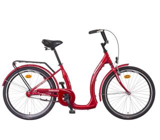 Jízdní kolo LIBERTY COMFY AL 26" 1spd 2025 Barva: červená, Velikost: 16"