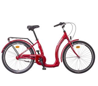 Jízdní kolo LIBERTY COMFY AL 26" 7spd NEXUS 2025 Barva: červená, Velikost: 16"