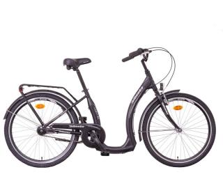 Jízdní kolo LIBERTY COMFY AL 26" 7spd NEXUS 2025 Barva: čierna matná, Velikost: 16"