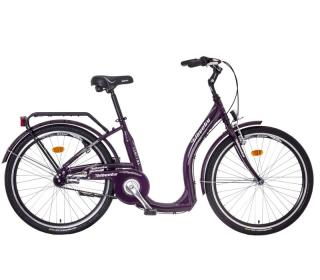 Jízdní kolo LIBERTY COMFY AL 26" 7spd NEXUS 2025 Barva: fialová, Velikost: 16"