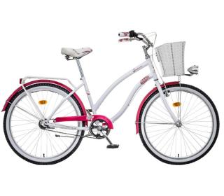 Jízdní kolo LIBERTY GRACE 3 SPD 26" 2025 Barva: biela, Velikost: 17"