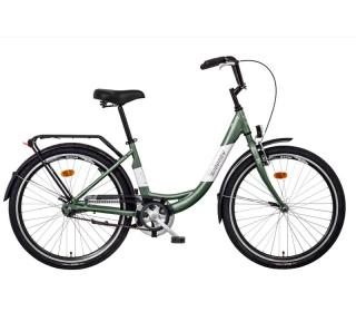 Jízdní kolo LIBERTY LIBERTY VIA 26" 1spd 26" 2025 Barva: šedozelená, Velikost: 16"