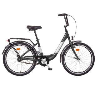 Jízdní kolo LIBERTY RUE 24" 1 spd Barva: antracitová, Velikost: 15"