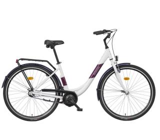 Jízdní kolo LIBERTY STRADA 28" 3spd 2025 Barva: biela, Modifikácia vidlica odpružená: vidlica SUNTOUR CR-7V 28" biela, Velikost: 19"