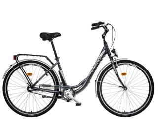 Jízdní kolo LIBERTY STRADA 28  3spd Barva: biela, Modifikácia vidlica odpružená: vidlica SUNTOUR CR-7V 28  biela, Velikost: 19