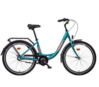 Jízdní kolo LIBERTY VIA 26" 3spd 2025 Barva: Tyrkysová, Velikost: 16"