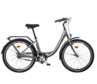 Jízdní kolo LIBERTY VIA 26" 7SPD NEXUS 2025 Barva: čierna matná, Modifikácia vidlica odpružená: vidlica SUNTOUR 26, Velikost: 16"
