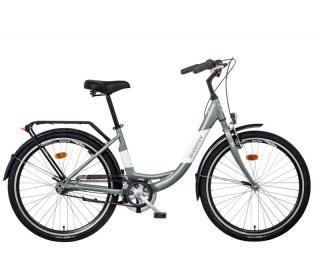 Jízdní kolo LIBERTY VIA 26" 7SPD NEXUS 2025 Barva: šedozelená, Velikost: 16"