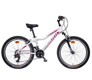 Jízdní kolo MAYO 24" FIT V 2025 Barva: biela-ružová, Velikost: 13"