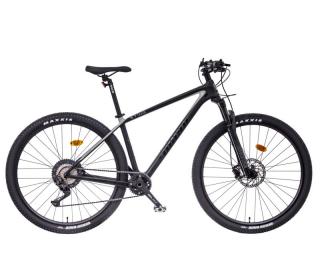 Jízdní kolo MAYO 29  CARBON MAX D 12spd Barva: čierna-strieborná, Velikost: 19