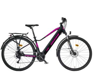 Jízdní kolo MAYO e-XR FLASH LITE D BB 28" 2023 Barva: čierna-ružová, Velikost: 16"