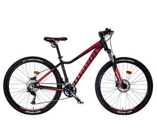 Jízdní kolo MAYO XC 27,5 TOUR LITE D 2025 Barva: čierna-červená, Modifikátor brzdy: Bez modifikácie, Velikost: 16" UNI