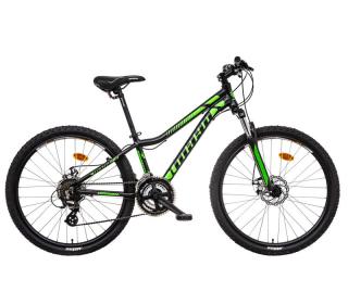 Jízdní kolo MAYO XC BASIC D UNI Barva: čierna-zelená, Velikost: 13"