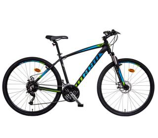 Jízdní kolo MAYO XR TOUR D 28" 2025 Barva: petrolejová-ružová-modrá, Modifikátor brzdy: Bez modifikácie, Velikost: 17"