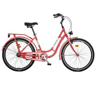 Jízdní koloLIBERTY DAPHNE 26" 7spd NEXUS 26" 2024 Barva: lososová, Velikost: 18"