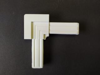Kasko Plastový roh pro profil ISSO OV 25 x 10 mm s límcem 1121/TM Barva: Bíla RAL 9010