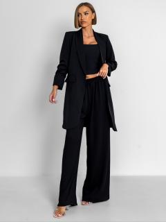 Černé basic delší sako CASTIEL Velikost: ONESIZE