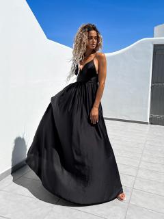 Černé elegantní šaty MAKANY