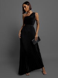 Černé elegantní šaty SUNTILS Velikost: ONESIZE