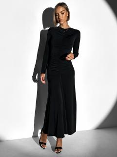 Černé přiléhavé dlouhé šaty SANYTAL Velikost: ONESIZE