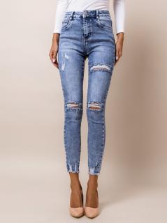 Modré denim džíny KAITLY Velikost: XS