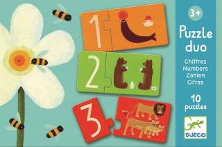 DJECO Duo puzzle Čísla