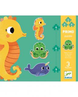 DJECO Puzzle pro nejmenší - Pod mořem