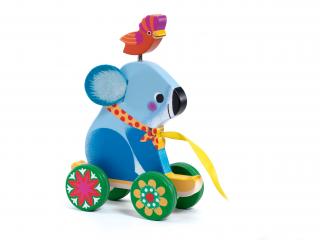 DJECO Tahací hračka Modrá koala