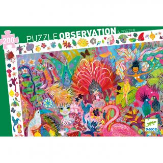 DJECO Vyhledávací puzzle Karneval de Rio - 200 dílků