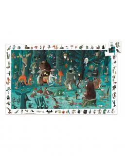 DJECO Vyhledávací puzzle Lesní orchestr