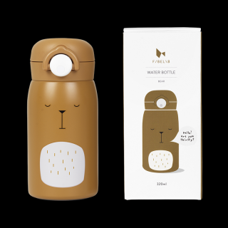 FABELAB Lahvička Bear - Ochre 320ml