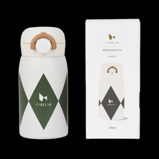 FABELAB Lahvička Diamond- Olive 320ml