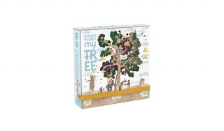 LONDJI Kapesní oboustranné puzzle Strom