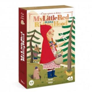 LONDJI Velké puzzle Červená Karkulka - 36 pcs