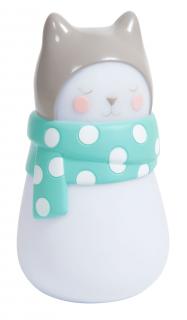 MOULIN ROTY Noční lampička Spící koťátko