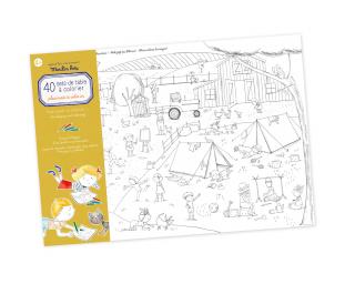 MOULIN ROTY Velký set omalovánek s úkoly Cestování