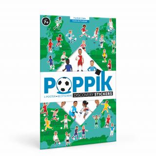 POPPIK Vzdělávací samolepkový plakát Fotbal