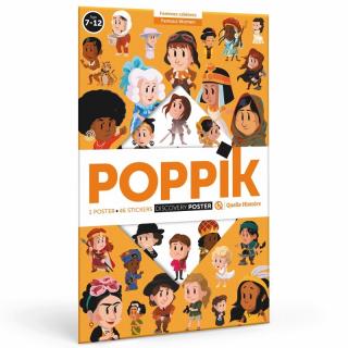 POPPIK Vzdělávací samolepkový plakát Významné ženy