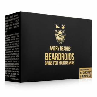 Angry Beards Beardroids vitamíny na růst vousů 60 kapslí