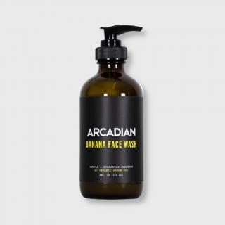 Arcadian Banana Face Wash jemný hydratační čistící krém na obličej 236 ml